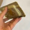 زیرسیگاری برنجی حکاکی شده با دست - طراحی هنری مستطیلی
