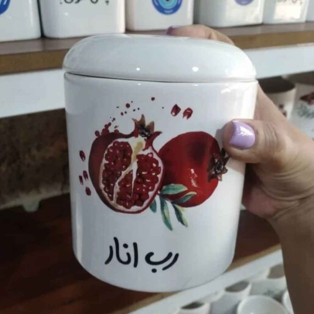 ظرف سرامیکی مخصوص نگهداری رب گوجه فرنگی و انار