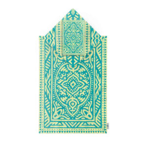 سجاده اسلامی طرح سجاده سبک با مخمل سبز روشن