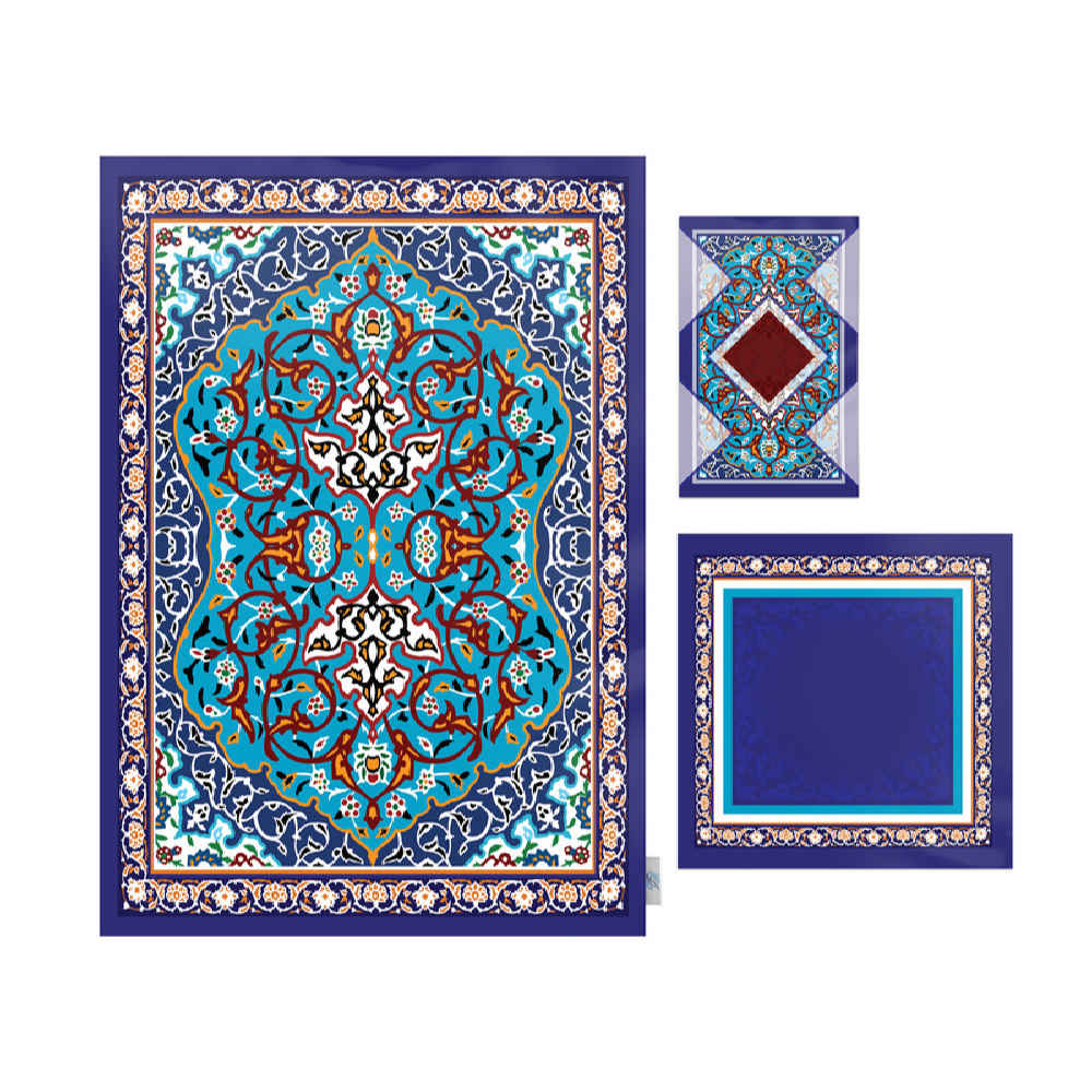 سجاده مخمل طرح سنتی سبک وزن