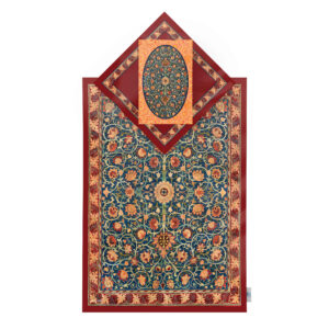 سجاده مخمل طرح گلدار اسلامی