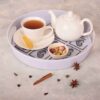 سینی ملامین گرد - نقش قلب در تپش طبیعت