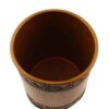 ست سطل زباله فلزی و جعبه دستمال کاغذی – طرح گلدار