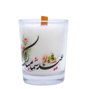 شیشه شمع معطر – مدل عید برای نمایش سنتی (۲ عدد)