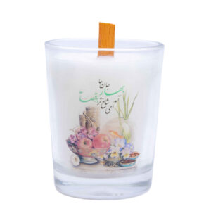 شیشه شمع معطر – مدل مینا برای سفره هفت سین (2 عدد)