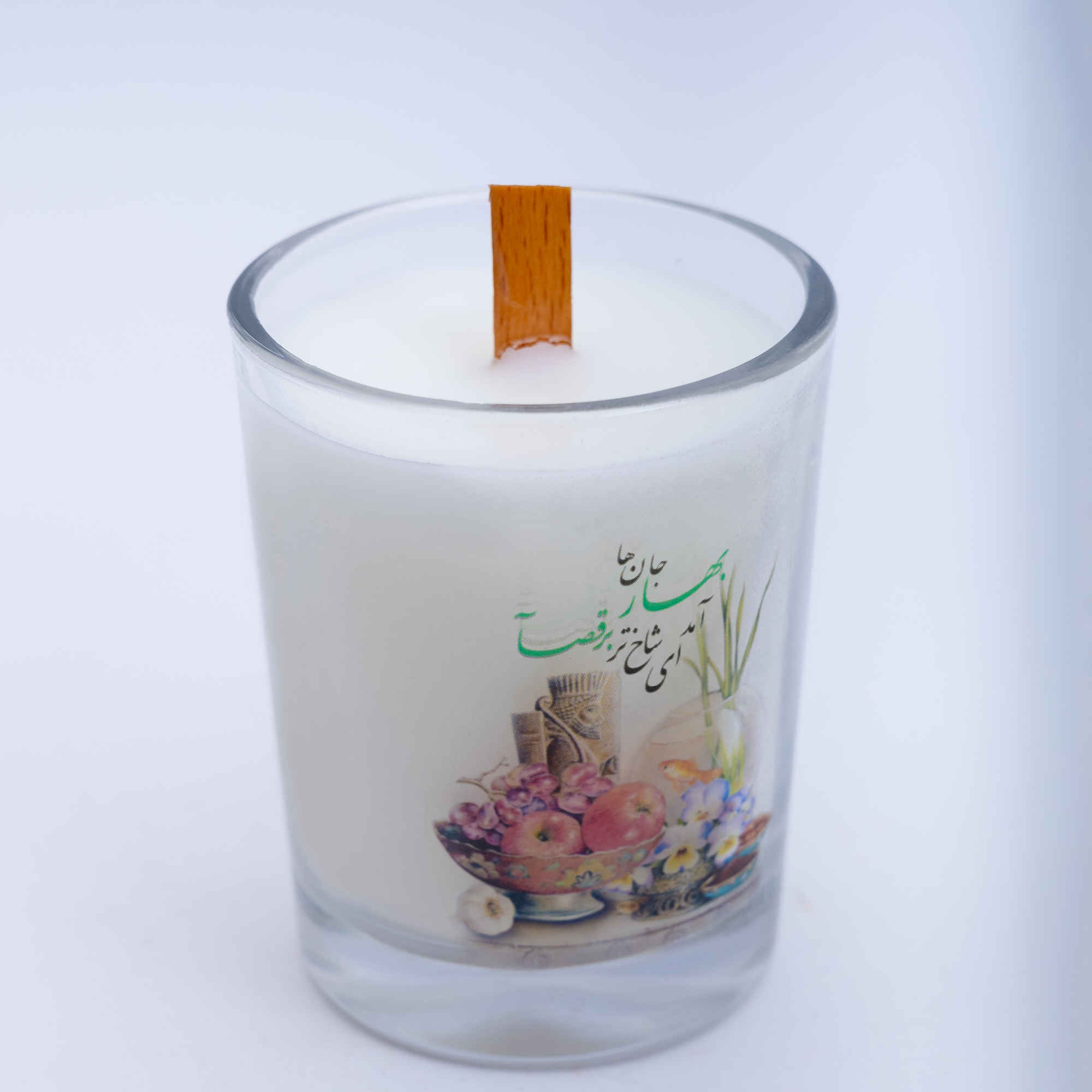 شیشه شمع معطر – مدل مینا برای سفره هفت سین (2 عدد)