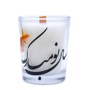 شیشه شمع معطر – حراج بدون طرح برای میز سال نو (2 عدد)