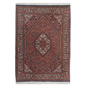فرش دستباف ممتاز زنجان طرح ماهی (هراتی) – پشم قرمز