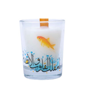 شیشه شمع معطر – مناسب برای تزئین سفره عید و نوروز (2 عدد)