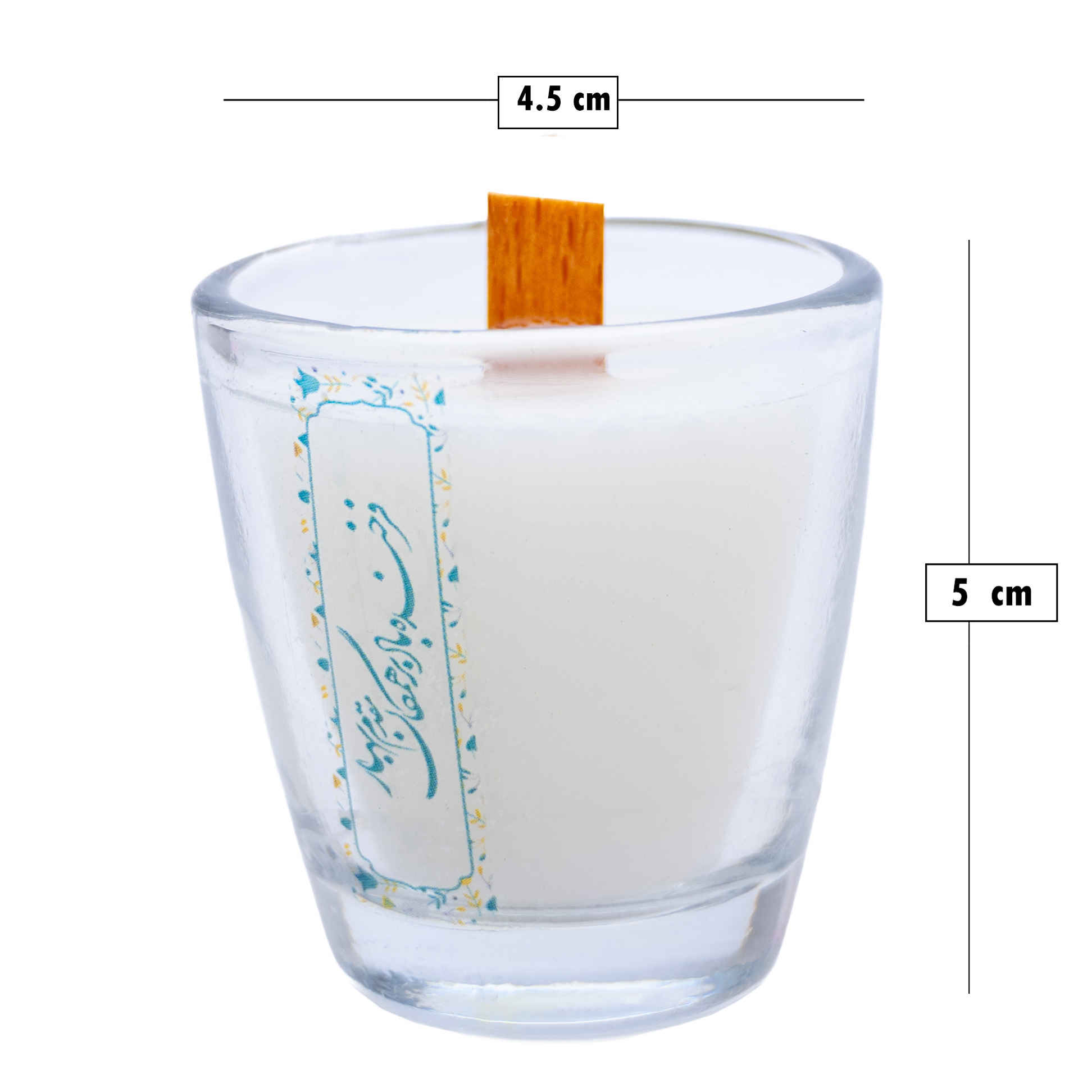 شیشه شمع معطر – وسیله جشن برای چیدمان هفت سین (۲ عدد)