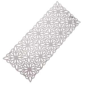 رومیزی طرح اکلیلی شیک از جنس چرم مصنوعی