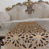 رومیزی طرح اکلیلی شیک از جنس چرم مصنوعی