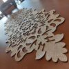 رومیزی طرح چرم مصنوعی با طرح فانتزی اکلیلی