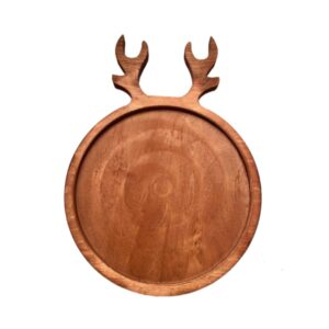 طرح شاخ گوزن – سینی پذیرایی چوبی مدل ونوس
