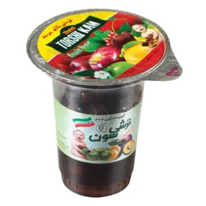 آلوچه ایرانی – مخلوط میوه‌های ترش در شربت، ۹۰ گرم (بسته ۱۲ عددی)