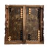 تخته نرد دست ساز با کنده کاری روی چوب با تم آخرالزمان