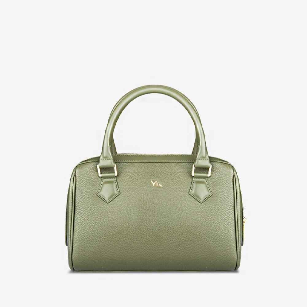 کیف دستی زنانه Bauletto از چرم اصل با دستهی بالا