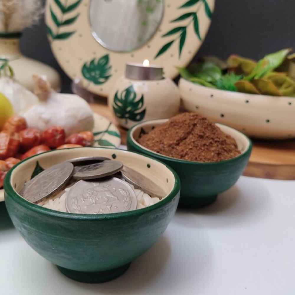 ظروف هفت سین شیک با آینه مناسب برای عید نوروز