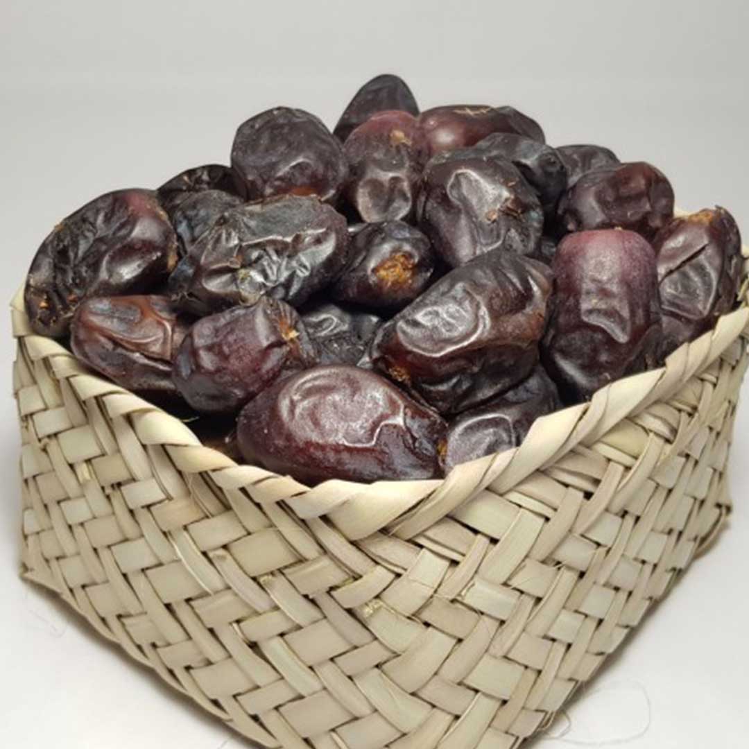 خرما خنیزی ایرانی ارگانیک – خرما خشک قرمز-مشکی شیرین و خوشطعم – ۲۰۰۰ گرم