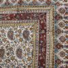 رومیزی ایرانی: قلمکاری سنتی اصفهان با طرح بلوکی (آی-بلو)