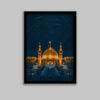 هنر بوم اسلامی - ضریح امام حسین (قاب دیواری) چاپ شده