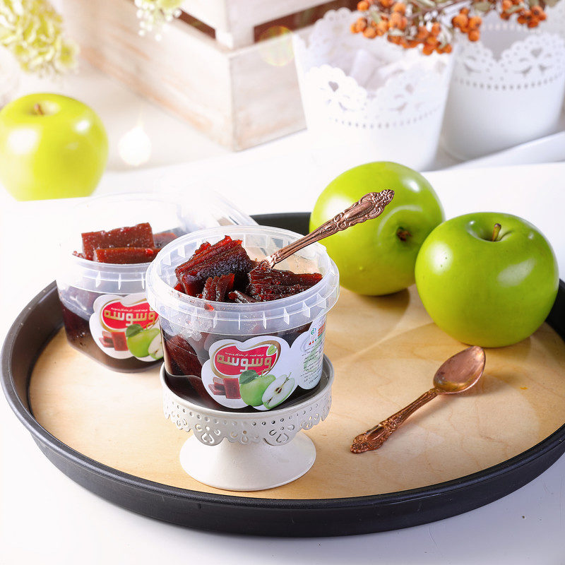 لواشک آبدار ایرانی در شربت ترش، ۲۰۰ گرم (بسته ۳ عددی)