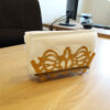 جای دستمال کاغذی طلایی - لوازم جانبی شیک دکوراسیون داخلی