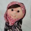عروسک پارچه‌ای حجاب فاطمه مسلمان - هدیه‌ای عالی برای اسلام | دست‌ساز و جذاب