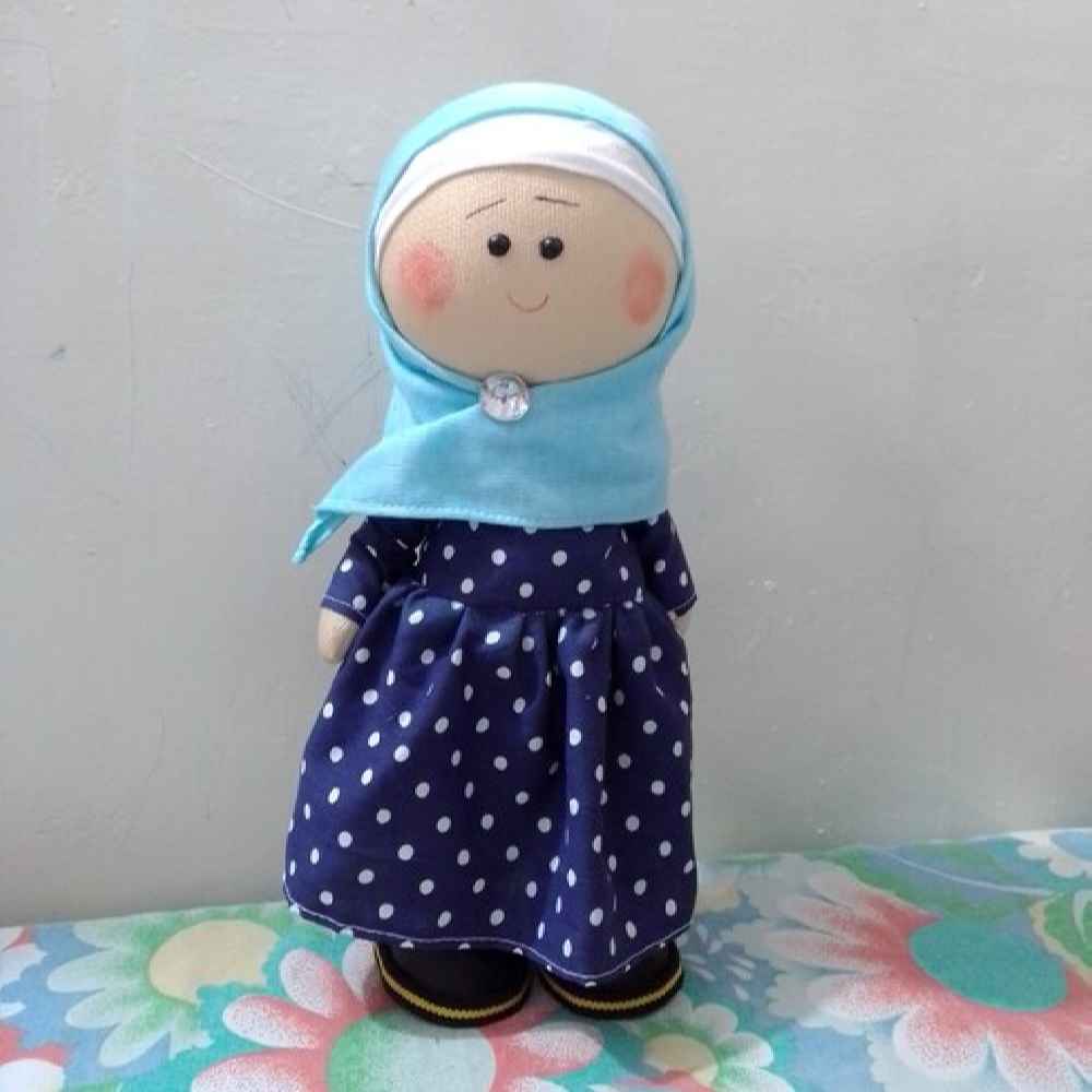 عروسک پارچهای حجاب فاطمه مسلمان – هدیهای عالی برای اسلام | دستساز و جذاب