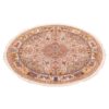 فرش دستباف تبریز طرح لچک و ترنج - ابریشم و کرک کرم