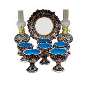 هفت سین میناکاری سفالی زیبا برای عید نوروز