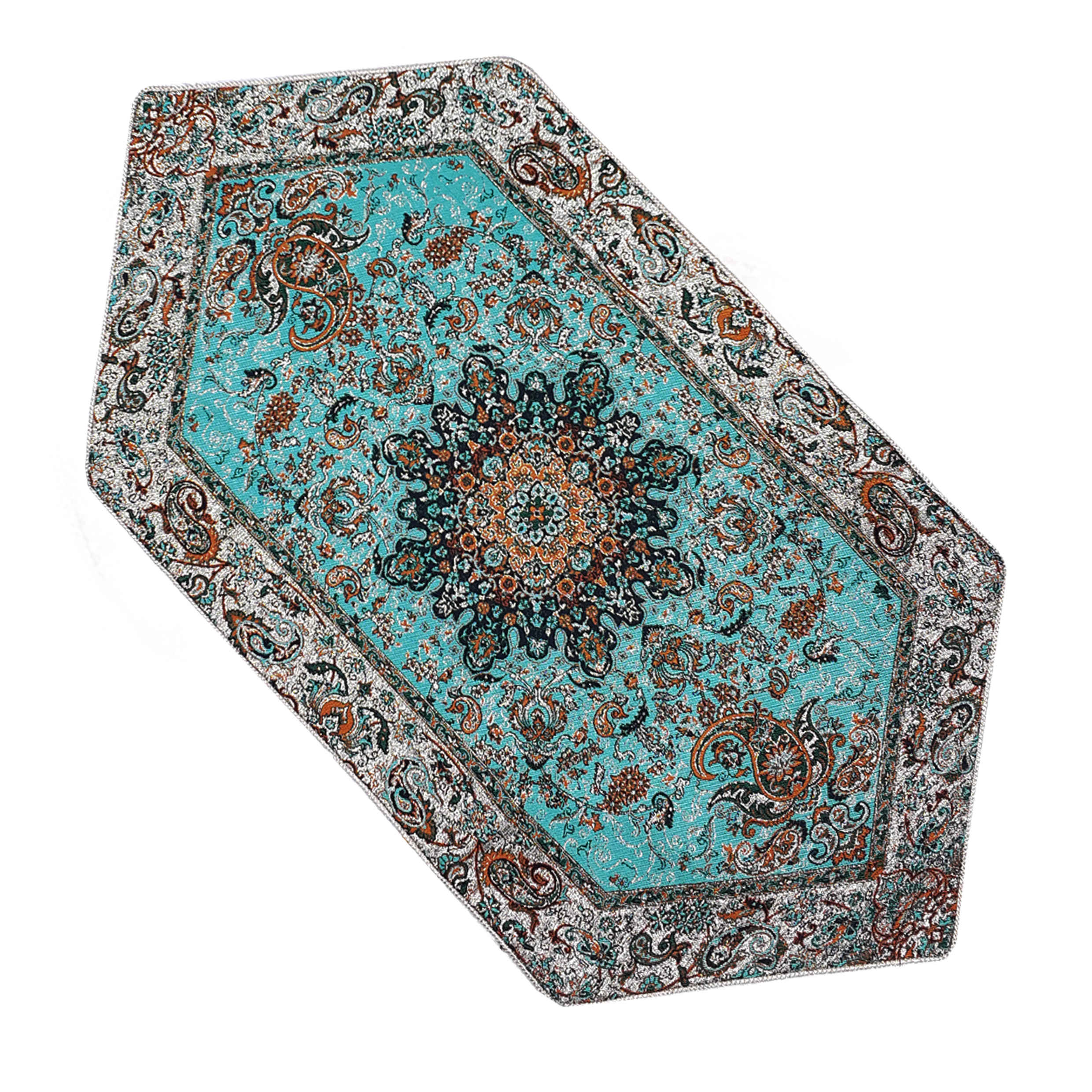 ست 5 عددی رومیزی ترمه طرح سورن طرح بته جقه لوکس