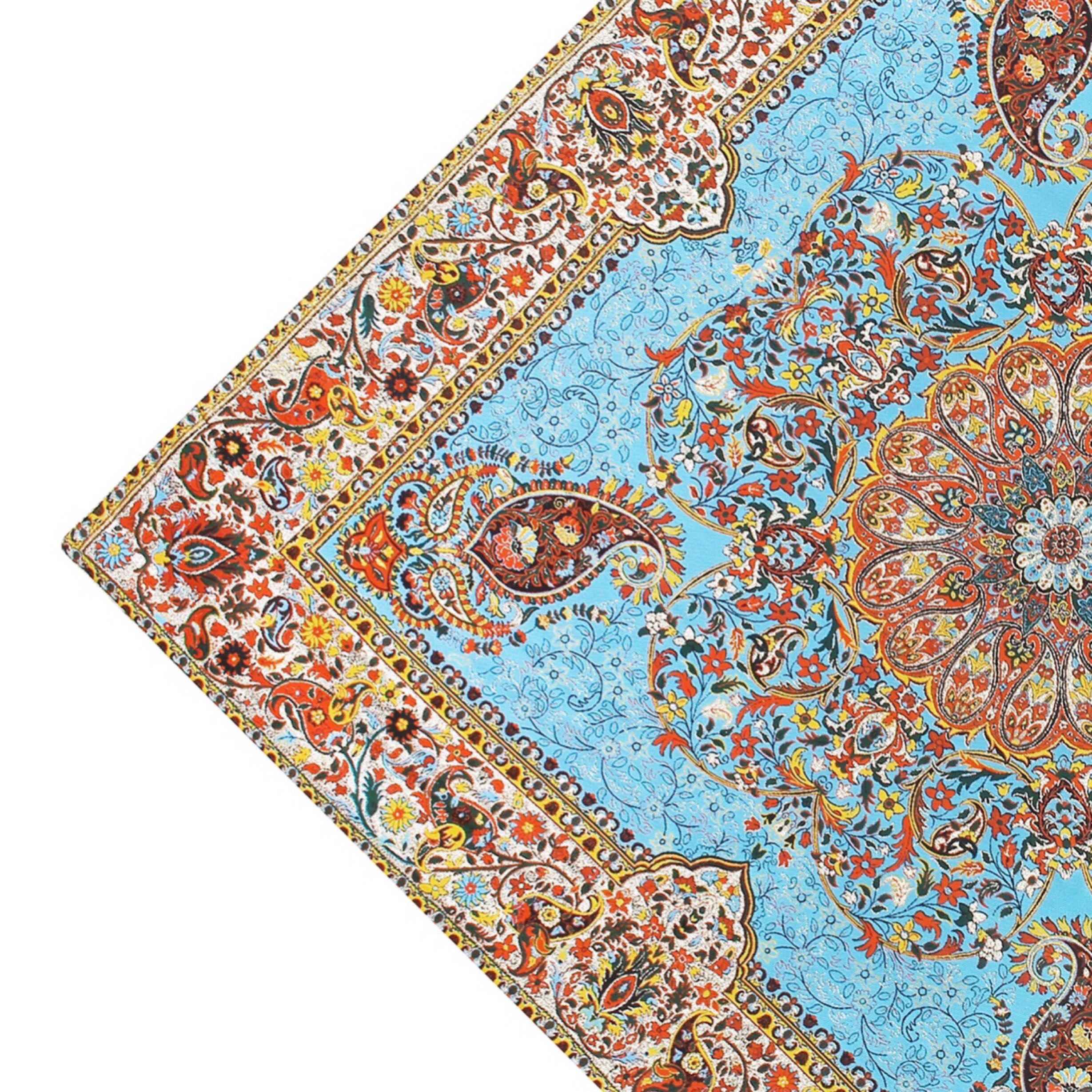 رومیزی ترمه طرح افشاری طرح بته جقه