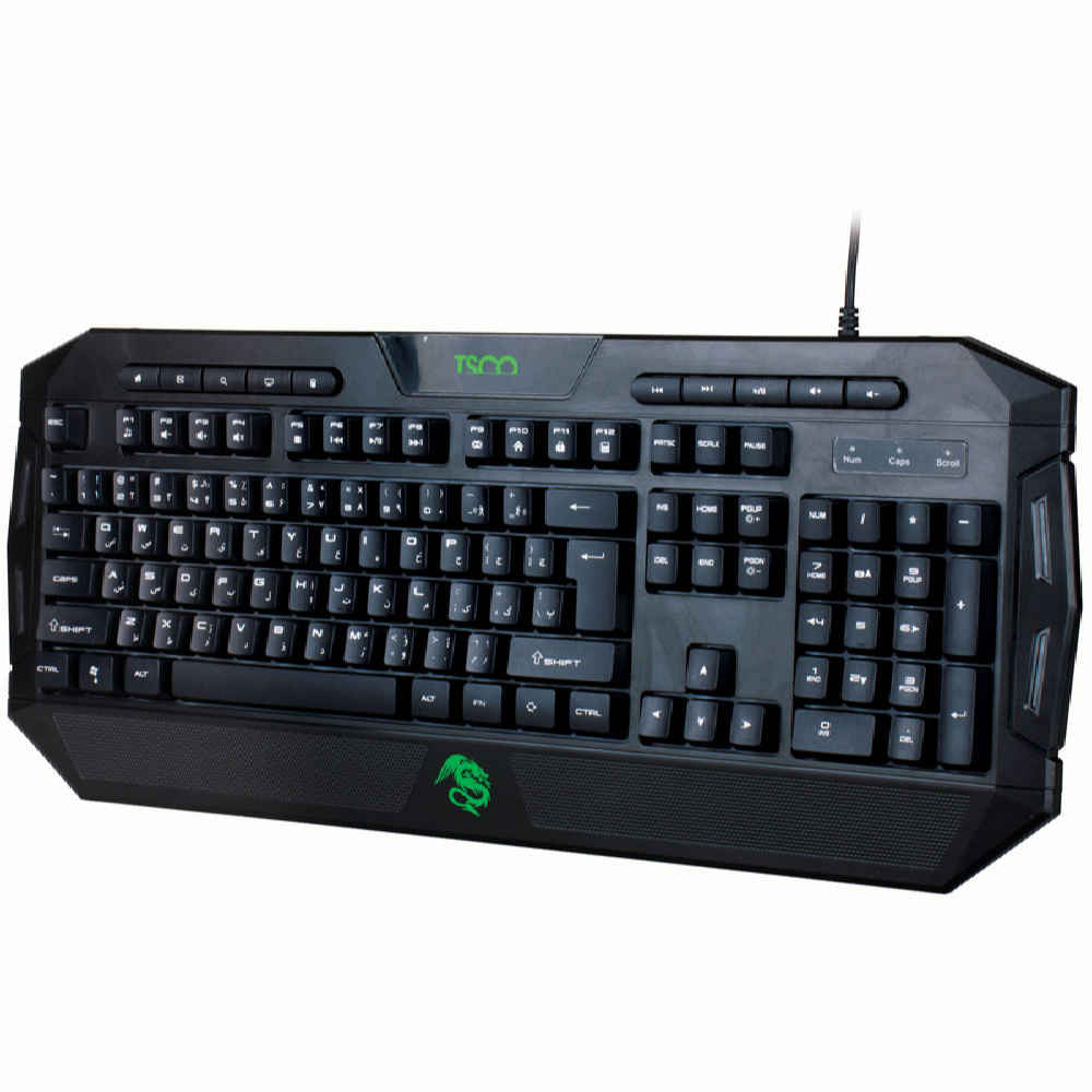 کیبورد بازی تسکو با کلیدهای فارسی TK 8124