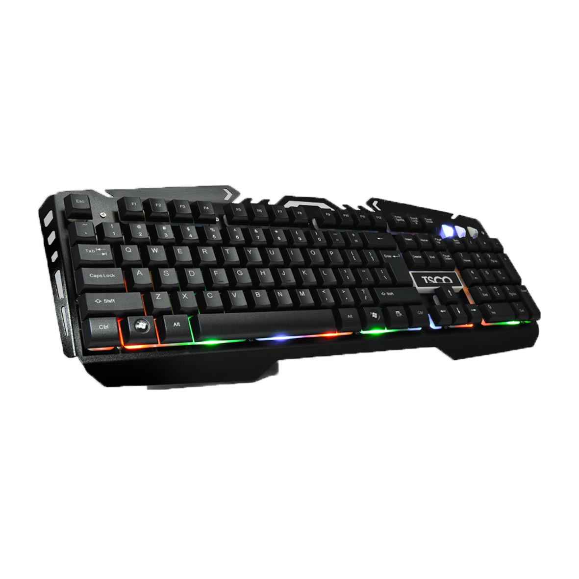 کیبورد بازی تسکو با کلیدهای فارسی TK8021L