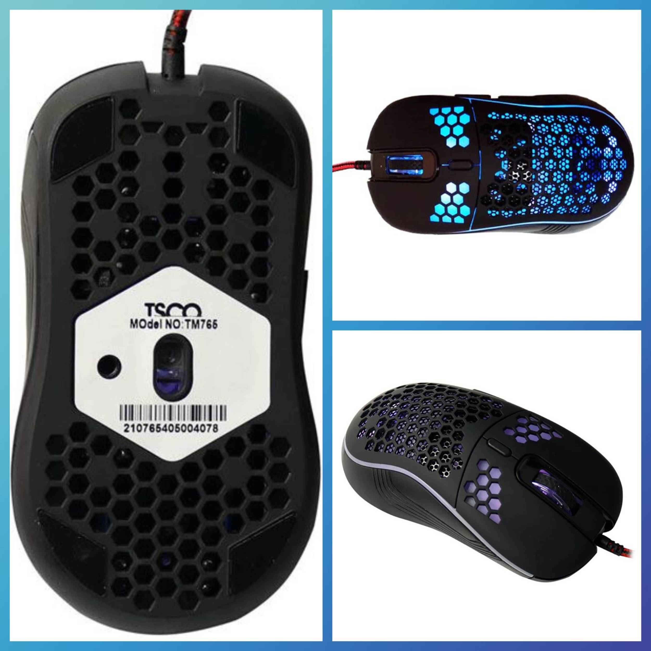 ماوس مخصوص بازی تسکو با نورپردازی LED پر جنب و جوش ™ 765GA