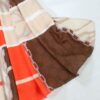 شال طرح‌دار زنانه طرح هنری و سبک گوچی GG ژاکارد