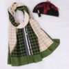 شال طرح‌دار زنانه طرح هنری و سبک Houndstooth