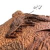 تخته نرد چوبی منبت کاری شده طرح اژدها با الهام از شاهنامه