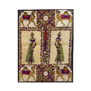 رومیزی گلدوزی شده با دست مدل روژان
