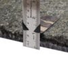 فرش گبه دست‌باف مینیمال اصیل - ساده، رنگ خاکستری، پشم