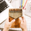 پیانوی انگشتی ۱۷ کلاویه Gecko Kalimba مدل K17Cap