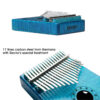 پیانوی انگشتی ۱۷ کلاویه Gecko Kalimba مدل K17MC-BL آبی