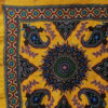 رومیزی پته کرمان طرح بهشت زرد ظریف