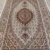 فرش دستباف تبریز طرح ریزماهی (هراتی) - پشم کرم