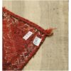 گلیم دستباف چهل تکه طرح هندسی قرمز