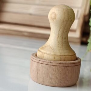 ست هاون و دسته چوبی دست‌ساز برای آشپزی بی‌نظیر