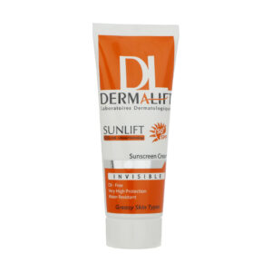 کرم ضد آفتاب بدون رنگ درمالیفت SPF50 مخصوص پوست چرب، 40 میلی لیتر