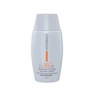 کرم ضد آفتاب بدون رنگ جیناژن SPF50 مخصوص پوست چرب، 50 میلی لیتر