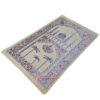سجاده طرح دار اسلامی طرح مناره کرم و آبی